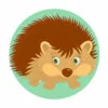 пример раскраски ежик распушил иголки