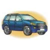 пример раскраски mercedes gl 500