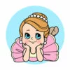 пример раскраски балерина девочка