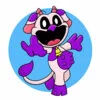 пример раскраски улыбающиеся твари molly mcmoo
