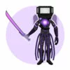 пример раскраски новый мифичный титан tv man
