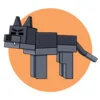 пример раскраски 99 ночей в лесу wolf