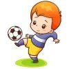пример раскраски мужской футбол летний вид спорта