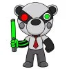 пример раскраски пигги badgy