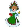 пример раскраски красивая и добрая