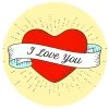 пример раскраски i love you. открытка валентинка я тебя люблю