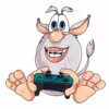 пример раскраски буба играет в игру