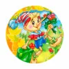 пример раскраски буратино с цветами