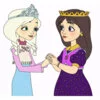 пример раскраски елена и соня