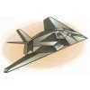 пример раскраски истребитель сша lockheed f-117 nighthawk военный самолет