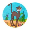 пример раскраски кот из котенка по имени гав