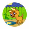 пример раскраски котенок гав нашел мясо