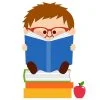 пример раскраски мальчик учится 1 сентября