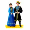 пример раскраски национальный костюм калмыки