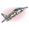 пример раскраски реактивный штурмовик alpha jet третьего поколения военный самолет