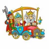 пример раскраски сказочный король