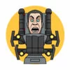 пример раскраски скибиди туалет g-man