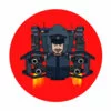 пример раскраски скибиди туалет полицейский