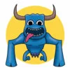 пример раскраски snappy cow