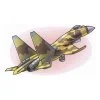 пример раскраски су-37 экспериментальный сверхманевренный истребитель