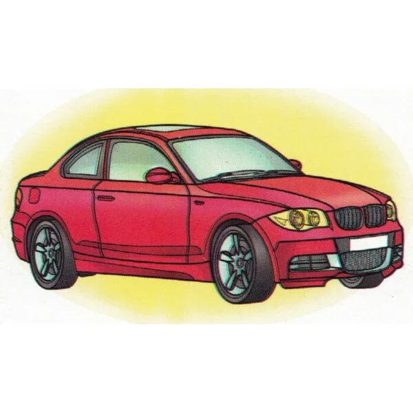 Цветной вариант раскраски bmw cabrio e88