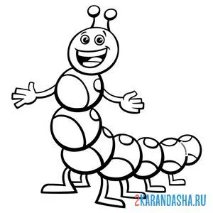 Раскраска смешной рисунок