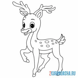 олень копытке