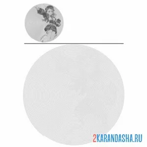 Раскраска новый персонаж геншин