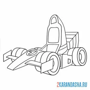 Раскраска нереальная машина