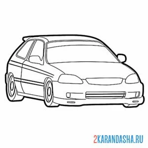 Раскраска машина для гонок