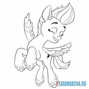 Раскраска зипп шторм