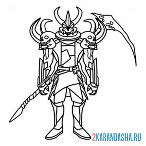 Раскраска некромант скибиди туалет