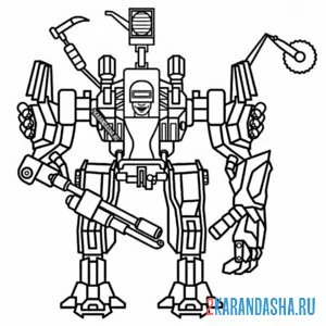 Раскраска upgraded welder