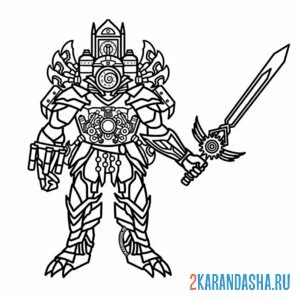 Раскраска апгрейд клокмэн титан