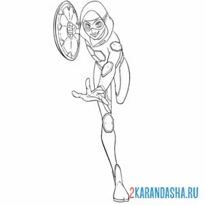 Раскраска нино лейф карапас