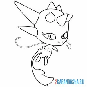 Раскраска лонгг квами