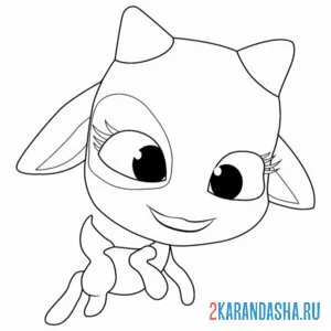 Раскраска зигги квами
