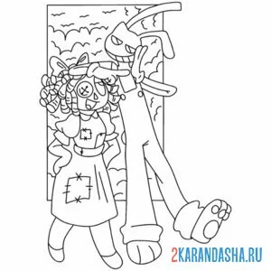 Раскраска рагата и джекс
