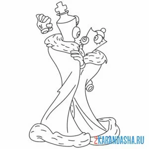 Раскраска танец королей удивительный цифровой цирк