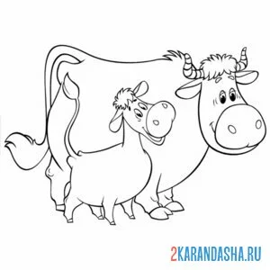 Раскраска мурка и гаврюша
