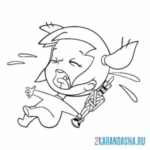 Раскраска вера павловна плачет