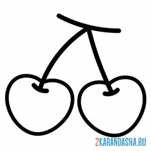 Раскраска сладкая черешня
