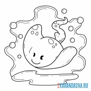 Раскраска скат улбыка