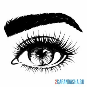 Раскраска глаз