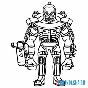 Раскраска билли скибиди туалет