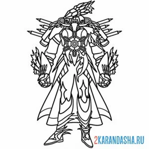Раскраска женщина титан карандаш вумен