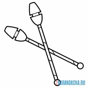 Раскраска булавы
