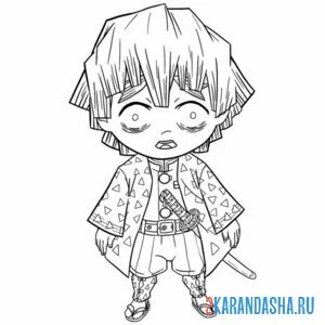 Раскраска аниме