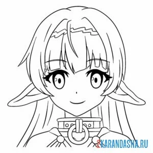 Раскраска shera l. greenwood клинок рассекающий демонов