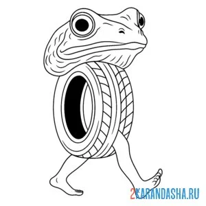Раскраска бонека амбалабу